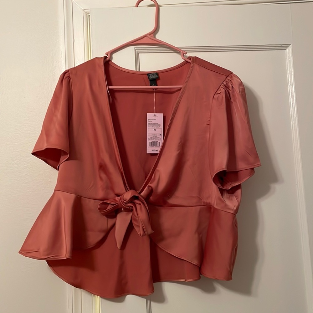 Tie front shirt